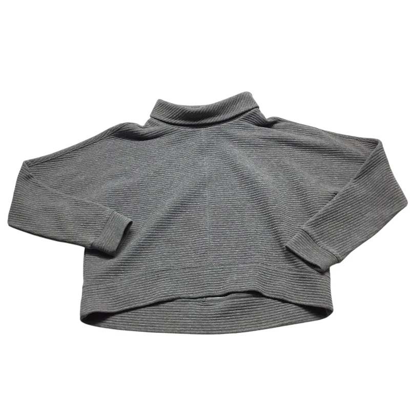 women's tops for layeringTop Long Sleeve By Zella In Grey, Size: M