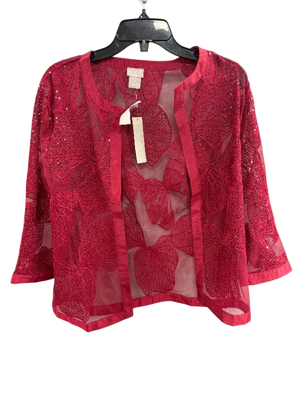 women's tops for fashion-conscious professionalsTop Long Sleeve By Chicos In Red, Size: S