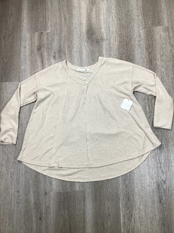 women's tops for those who want to create outfits that are both trendy and timelessTop Long Sleeve By Altard State In Tan, Size: S