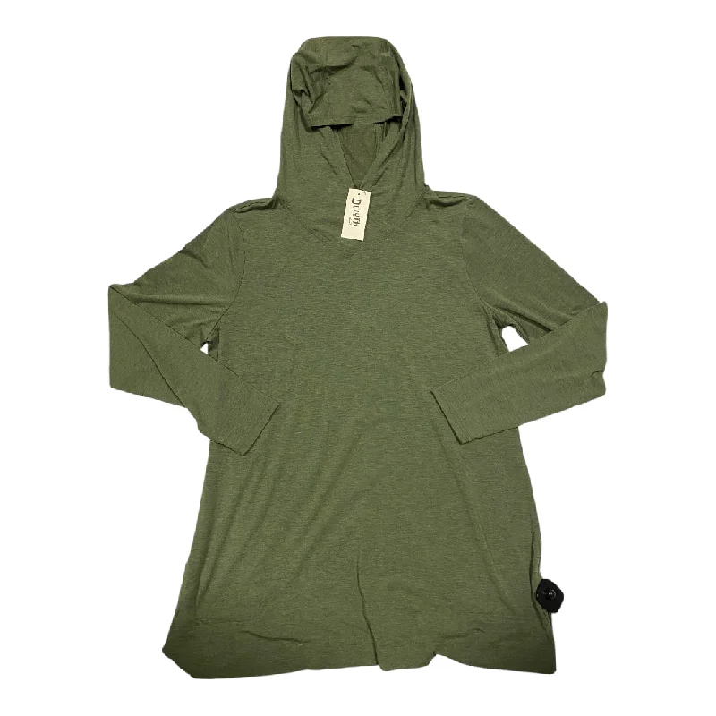 women's tops for those who want to create stylish and put-together outfits without spending a fortuneTunic Long Sleeve By Duluth Trading In Green, Size: L