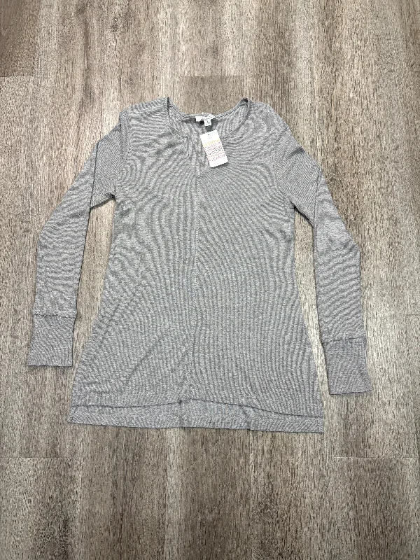 tank tops for womenTop Long Sleeve By Allison Joy In Grey, Size: S