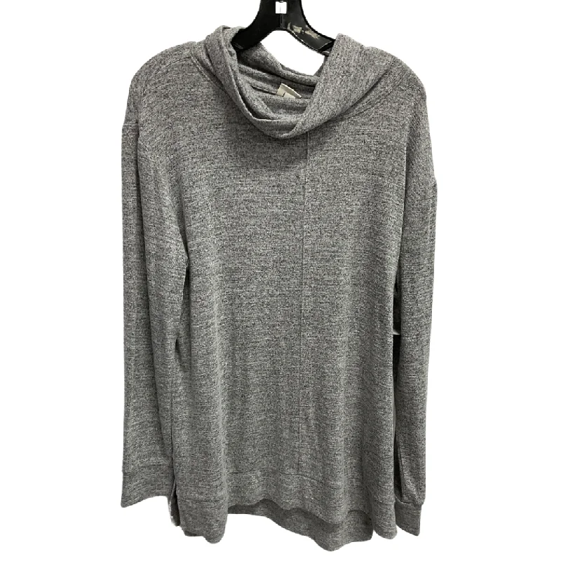 women's tops for those who want to stay cool and chic during warmer weatherTop Long Sleeve By A New Day In Grey, Size: L