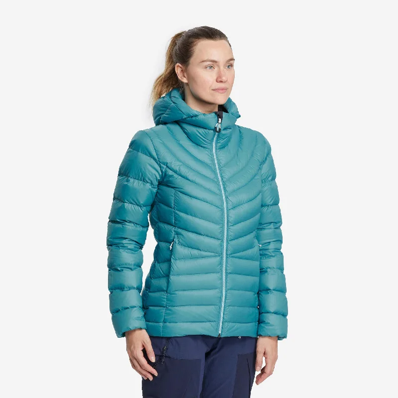 women's coats for statement-making outfitsForclaz Women's MT500 Hooded Down Puffer Jacket