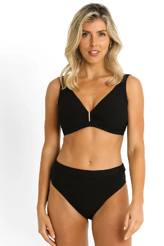 Stretchy Bikini Tops FemaleSunseeker Reset Band Pant Black