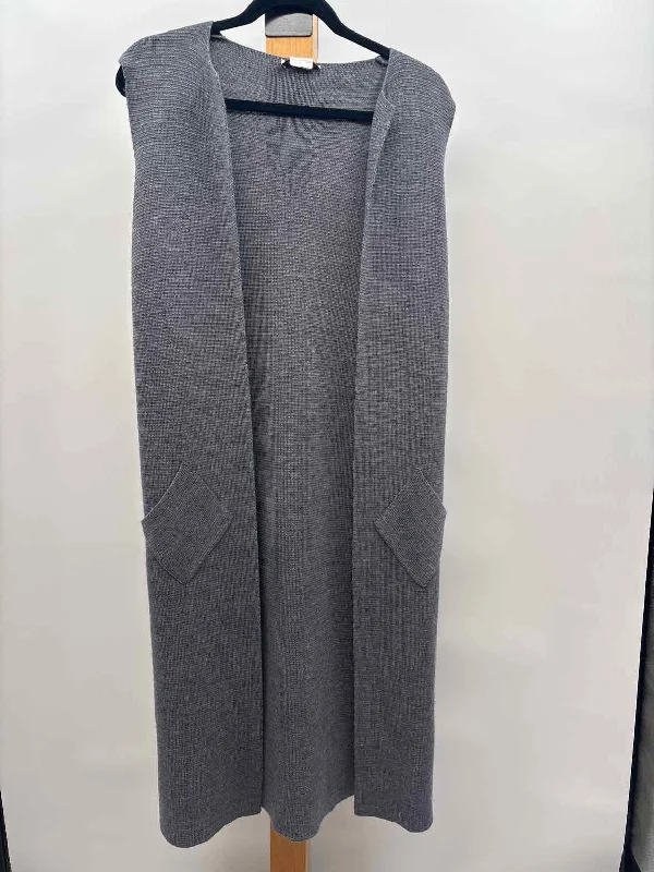 cropped women's topsCocogio Women's Size S Gray Heathered Cardigan