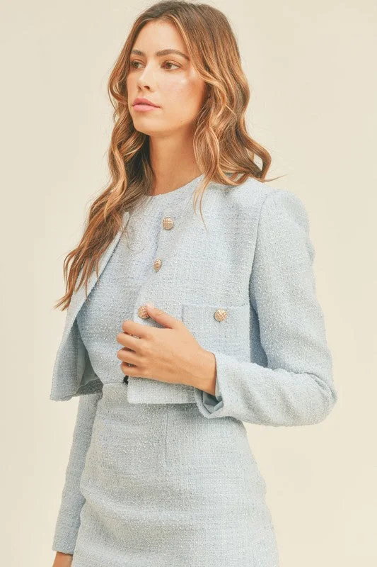 Business Class Chic Button Jacket - Final Sale