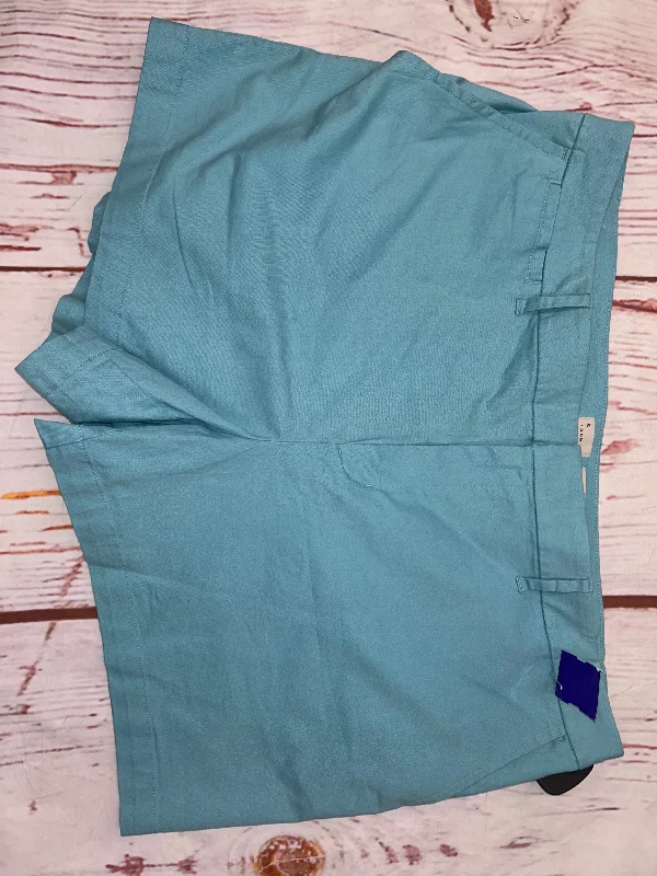 women's leather shortsShorts By A New Day In Turquoise, Size: 16