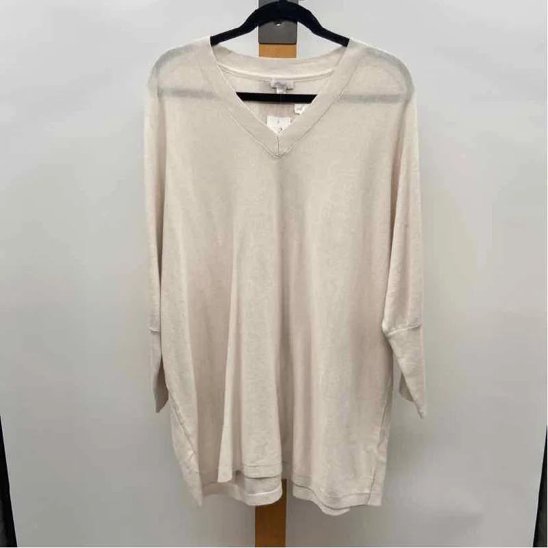 women's tops for those who want to elevate their everyday wear with chic and elegant piecespurejill Women's Size S Stone Solid Sweater