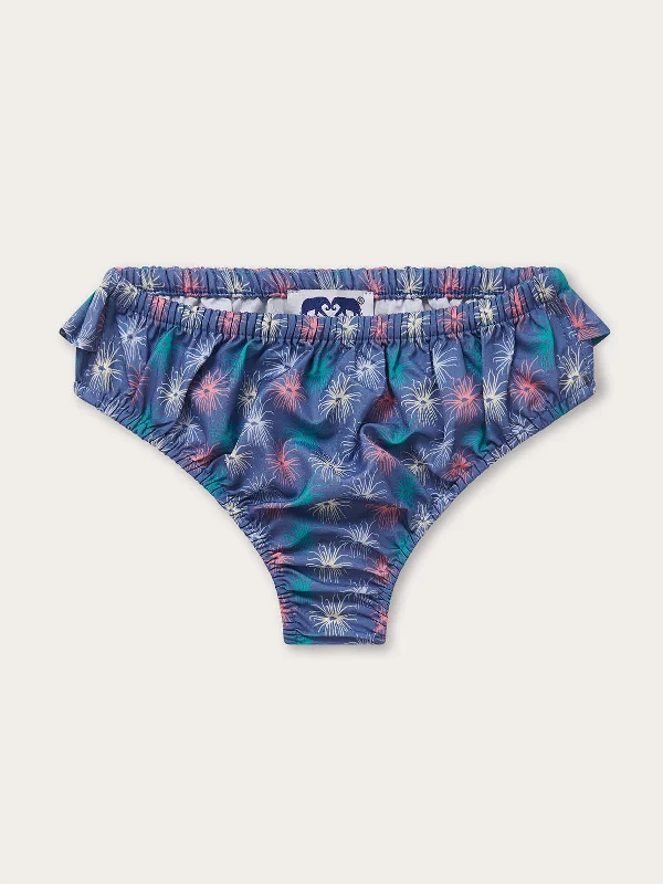 Glittery Female SwimwearGirls Dont be Anemone Calabash Bikini Bottoms