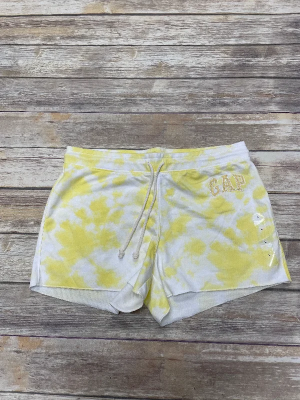 women's everyday shortsShorts By Gap In White & Yellow, Size: L