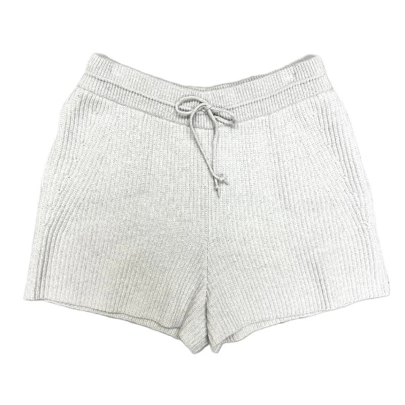 women's linen shortsShorts Designer By Helmut Lang In Grey, Size: L