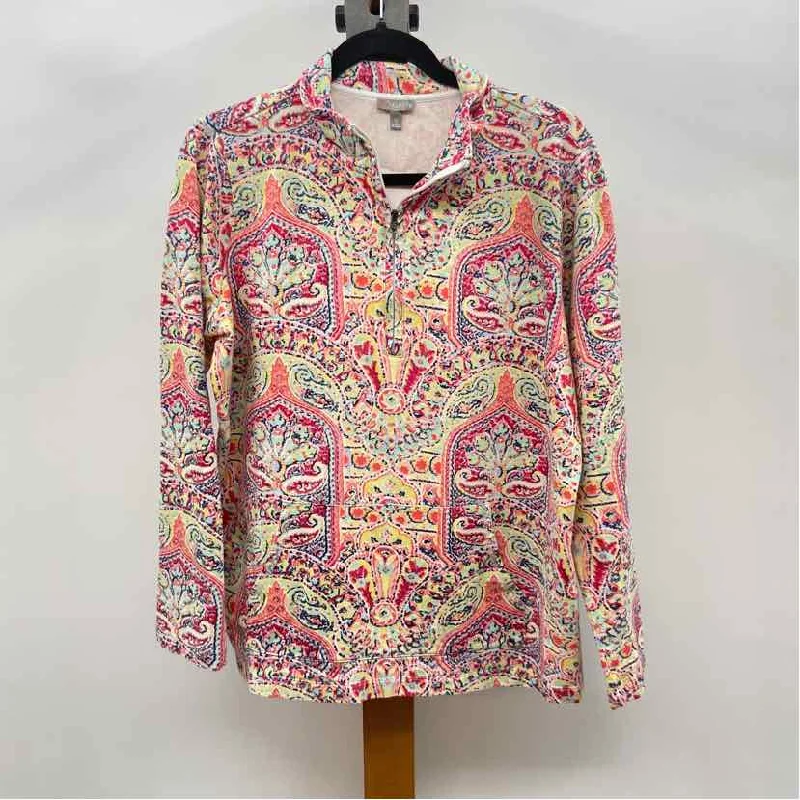 camisoles for womenTalbots Women's Size 1X Multi-Color medallion Long Sleeve Shirt