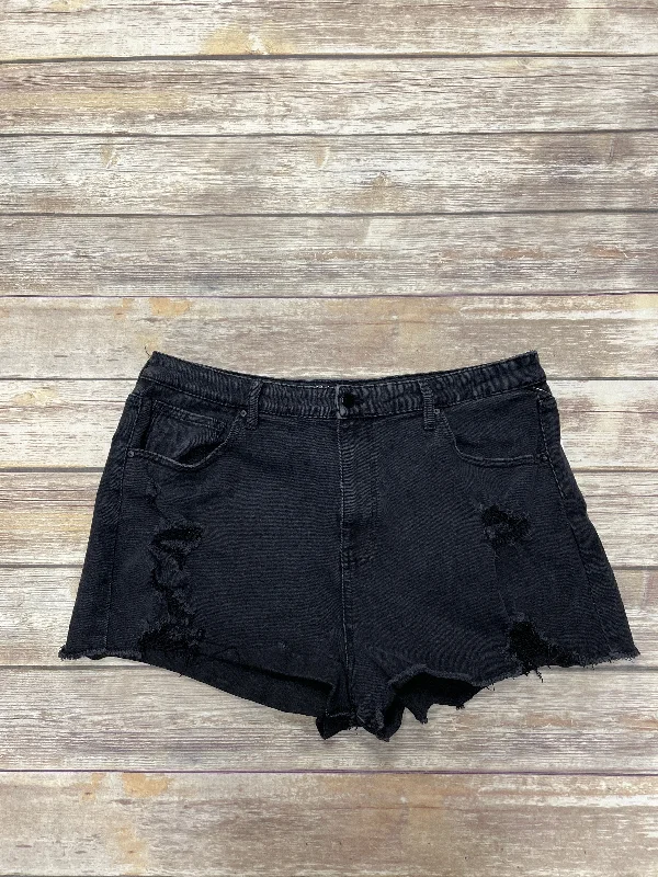 women's casual day shortsShorts By No Boundaries In Black Denim, Size: 20