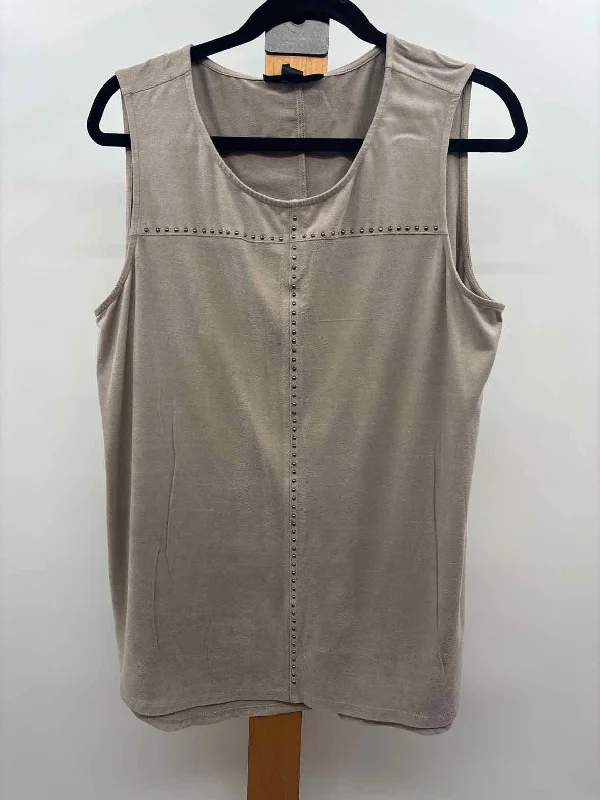 tank tops for womenStyle & Co. Women's Size M Tan Studs Tunic