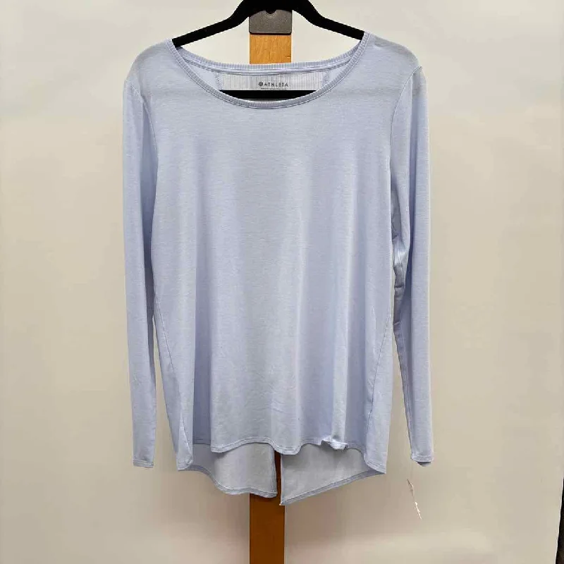 women's tops for those who want to make a bold fashion statement with their choice of topsAthleta Women's Size M Blue Solid Long Sleeve Shirt