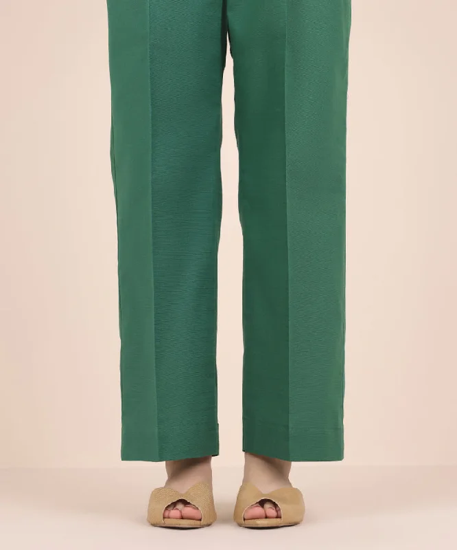 affordable women's topsSolid Khaddar Straight Pants