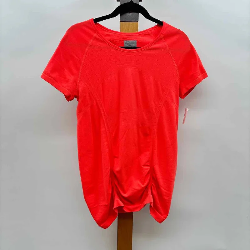 women's tops that offer a perfect blend of style, comfort, and affordabilityAthleta Women's Size XL Orange Solid Short Sleeve Shirt