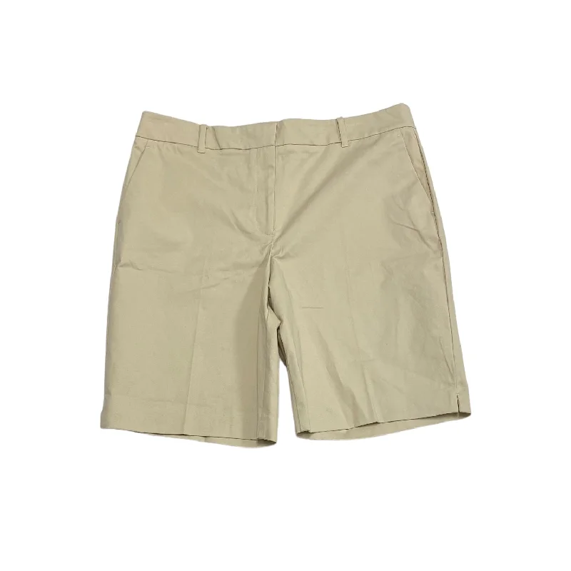 women's cotton shortsShorts By Ann Taylor In Tan, Size: 16