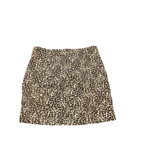 women's velvet wrap skirts for elegant eveningsAnimal Print Skirt Mini & Short Free People, Size 2