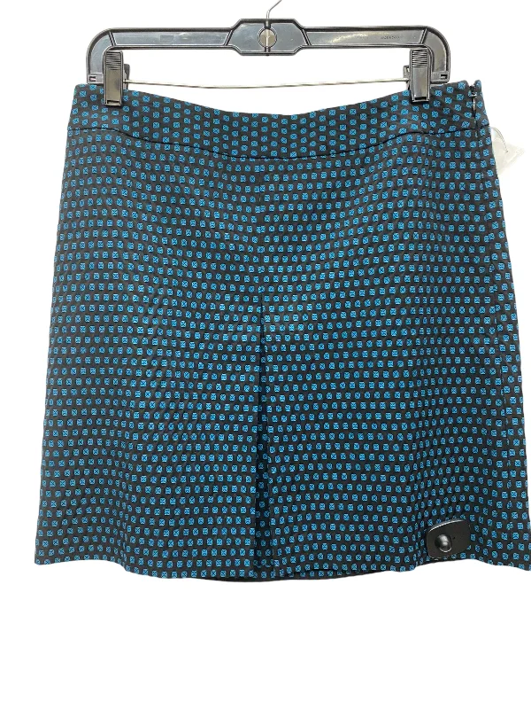 women's party skirtsBlack & Blue Skirt Mini & Short Loft, Size 10petite