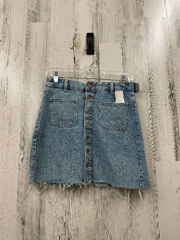 women's tiered skirtsBlue Denim Skirt Mini & Short Zara, Size 6