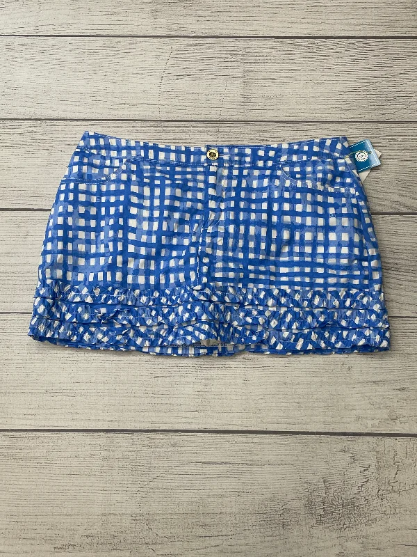 women's sustainable striped skirtsBlue Skirt Mini & Short Lilly Pulitzer, Size 10