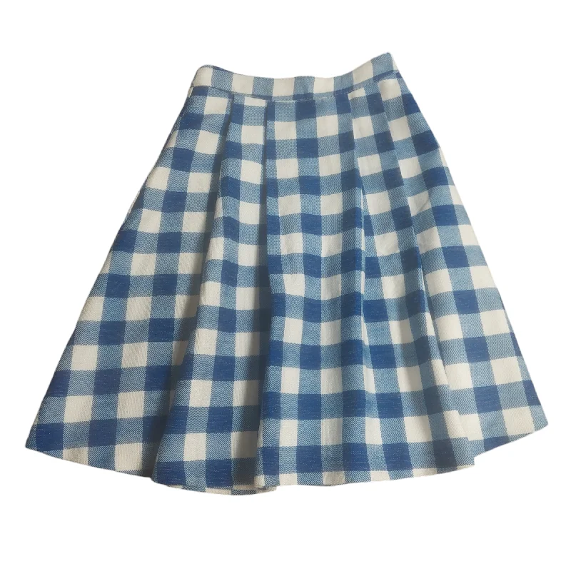 women's elastic-waisted skirts for pregnancyCheckered Pattern Skirt Midi Jealous Tomato, Size M