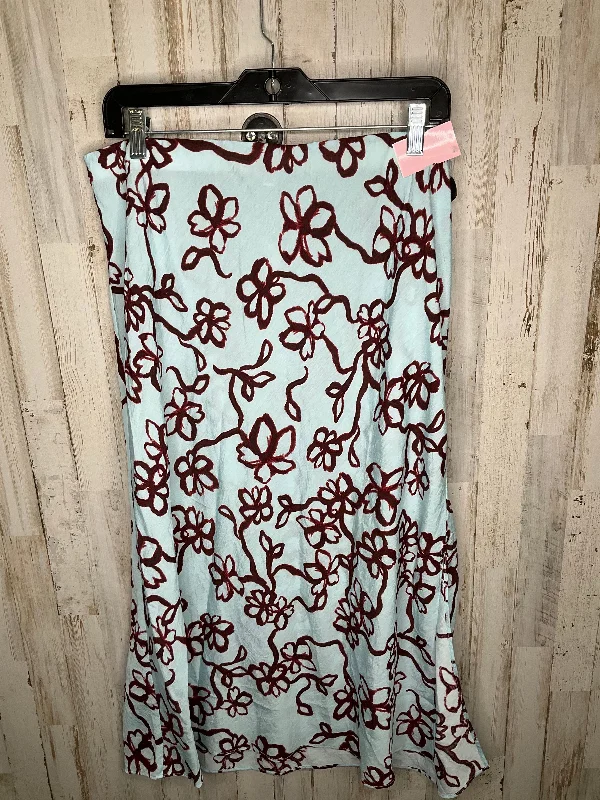 women's chiffon skirtsFloral Print Skirt Maxi Madewell, Size 12