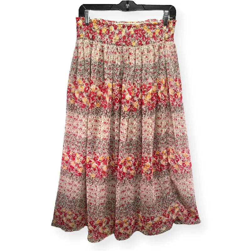 women's woven skirtsFloral Print Skirt Maxi Miami, Size M