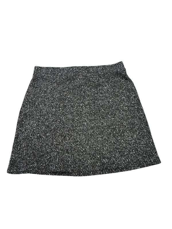 women's pajama-style formal skirtsGrey Skirt Mini & Short Loft, Size 8