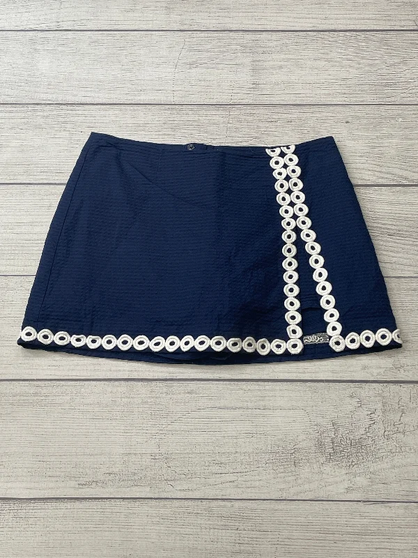 women's breathable cocktail skirtsNavy Skirt Mini & Short Lilly Pulitzer, Size M