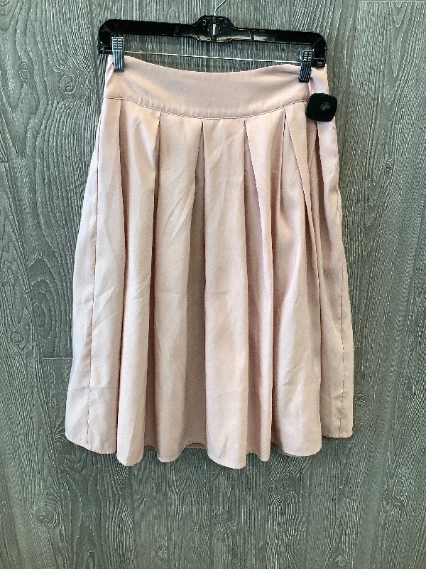 women's midi skirtsPink Skirt Midi Forever 21, Size 6