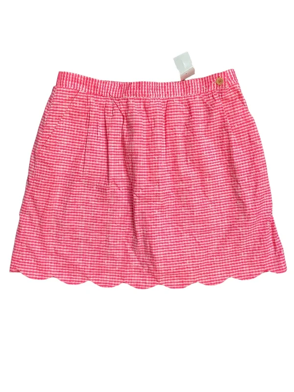 women's high-performance dressy skirtsPink Skirt Midi Lilly Pulitzer, Size L