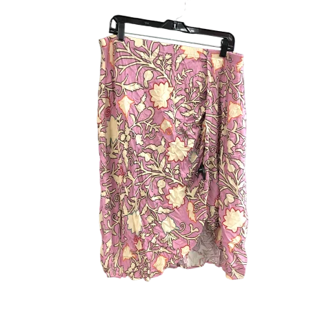 women's lace skirtsPurple Skirt Midi Knox Rose, Size Xl