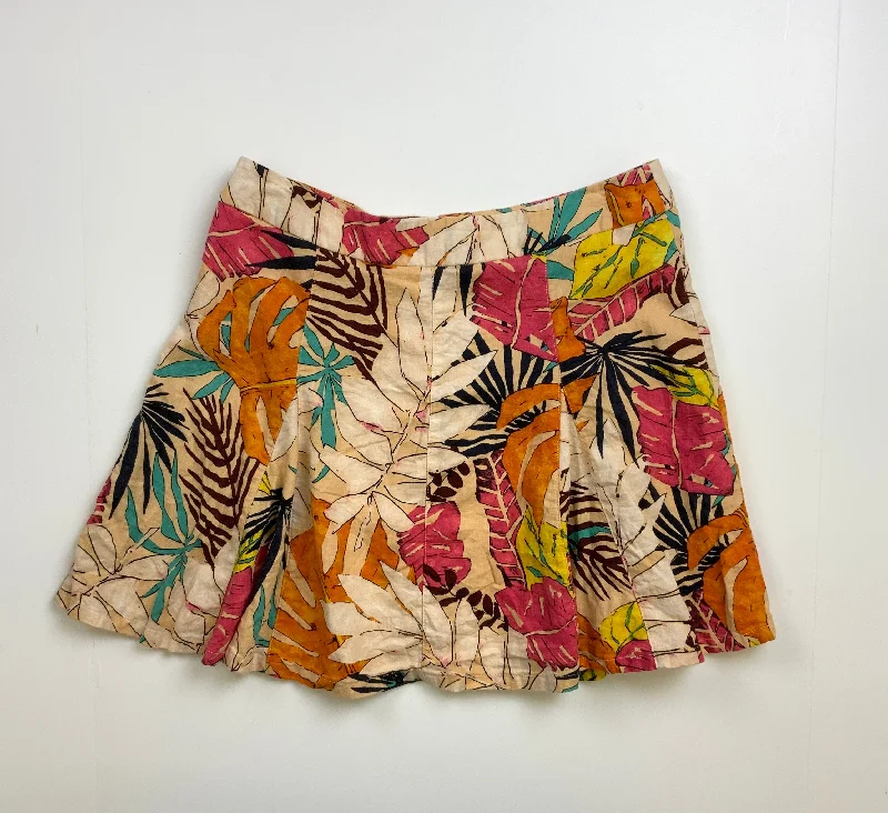 women's travel-friendly cocktail skirtsTropical Print Skirt Mini & Short Forever 21,   Size: Large