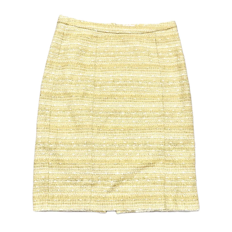 women's elastic-waisted skirts for pregnancyYellow Skirt Midi By Lilly Pulitzer, Size: 6