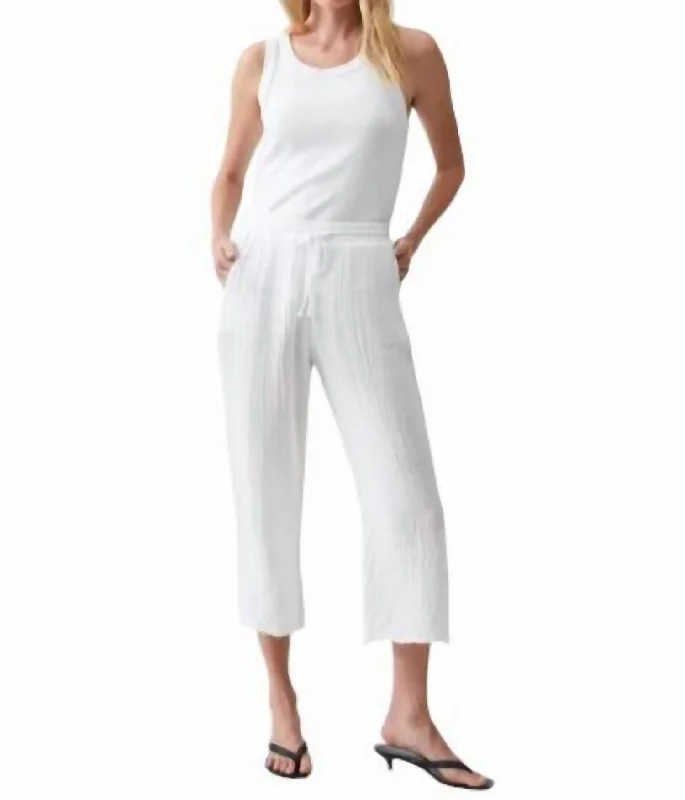 women's hot pantsAshton Crop Pant In White