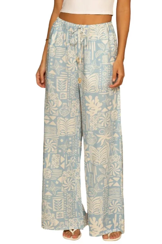 women's luxury pantsBeaded Beach Pant In Caribbean