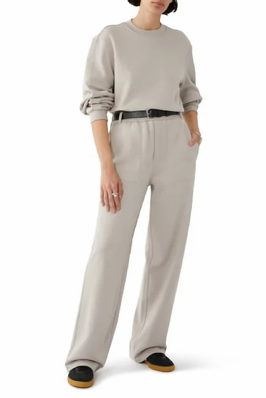 women's winter pantsCecil Sweatpant In Light Stone