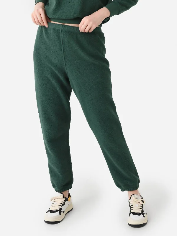 women's leather pantsFleetwood Sweatpant In Evergreen