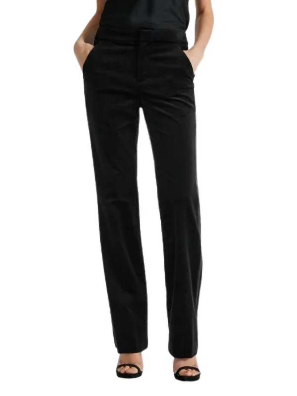 women's cargo pantsFord Velvet Pant In Black