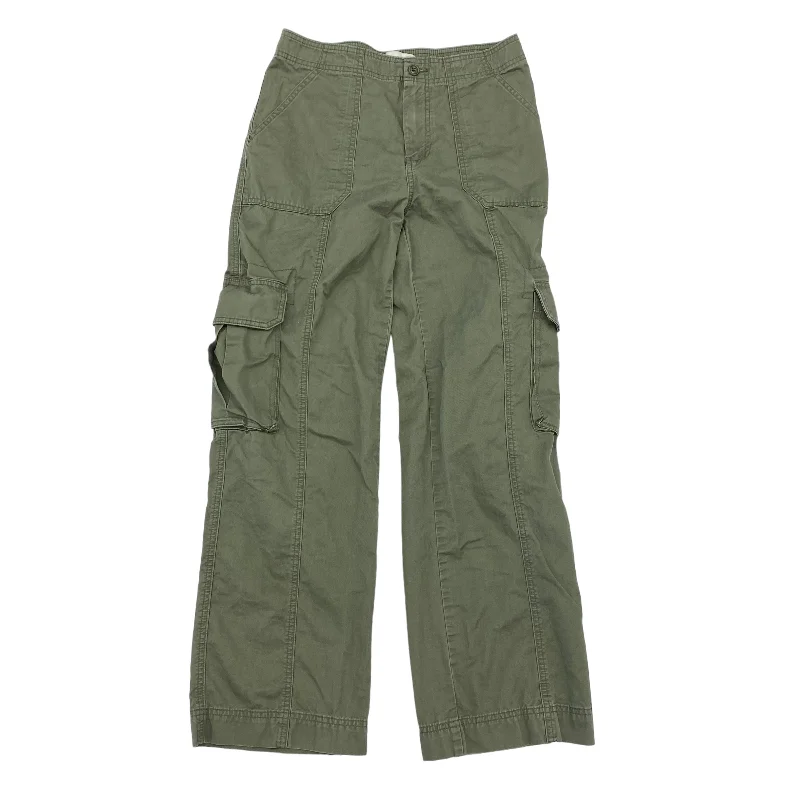 women's elegant pantsGREEN PANTS CARGO & UTILITY by ABERCROMBIE AND FITCH Size:6