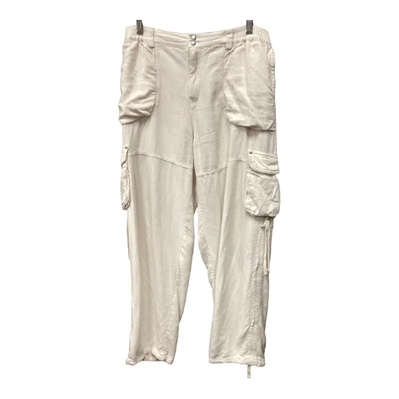 women's chic pantsPants Cargo & Utility By Anthropologie In Cream, Size: S