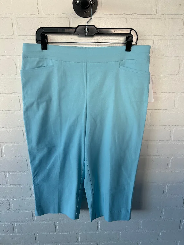 women's cotton pantsPants Cropped By Chicos In Blue, Size: L