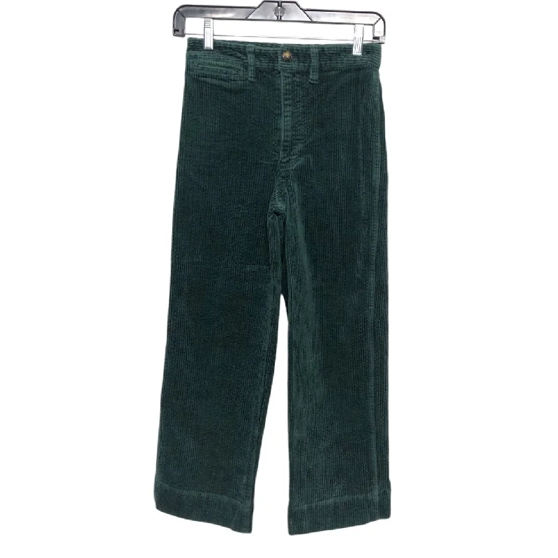 women's silk pantsPants Wide Leg By Madewell In Green, Size: 00