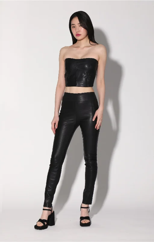 women's winter pantsRaquelle Pant, Black - Stretch Leather