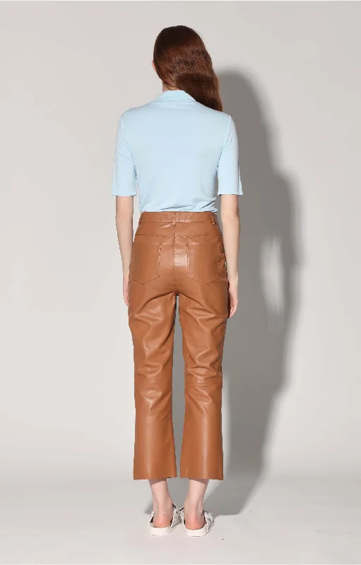 women's trendy pantsSelma Pant, Camel - Leather