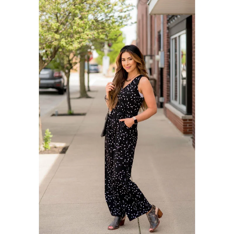 Button-Down DressCheetah Wrap Sleeveless Jumpsuit