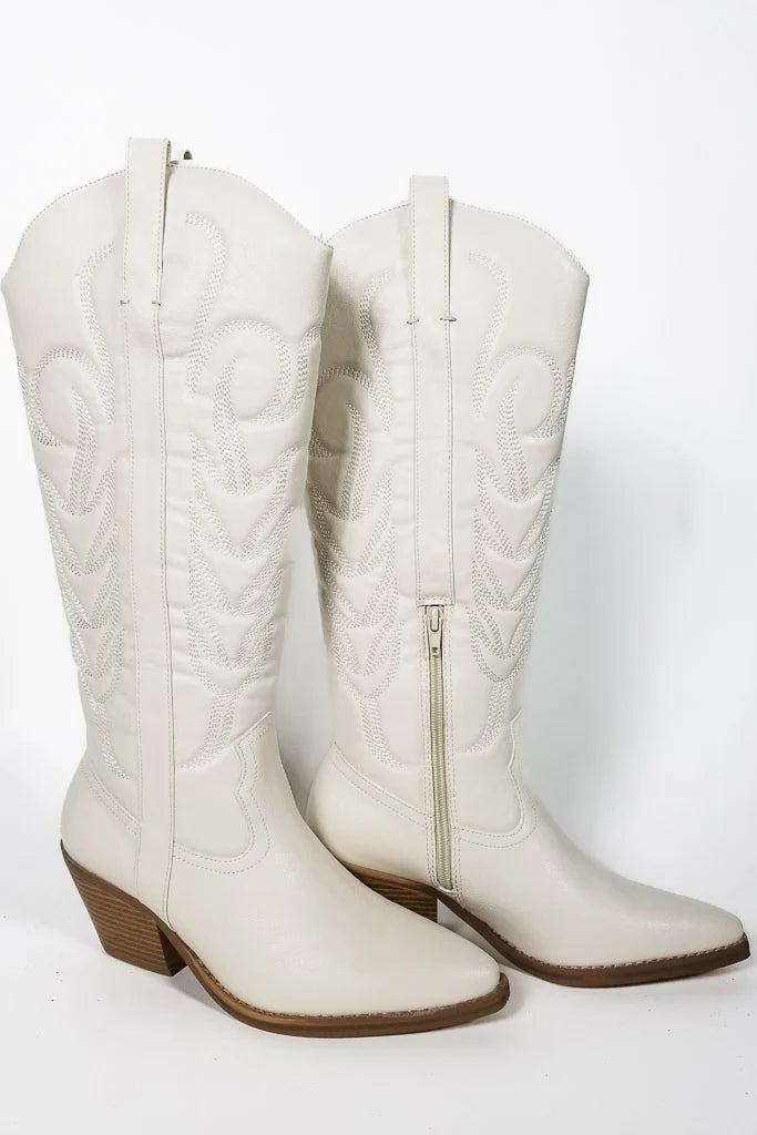 Neon DressMatisse Dixie Western Boots - Ivory