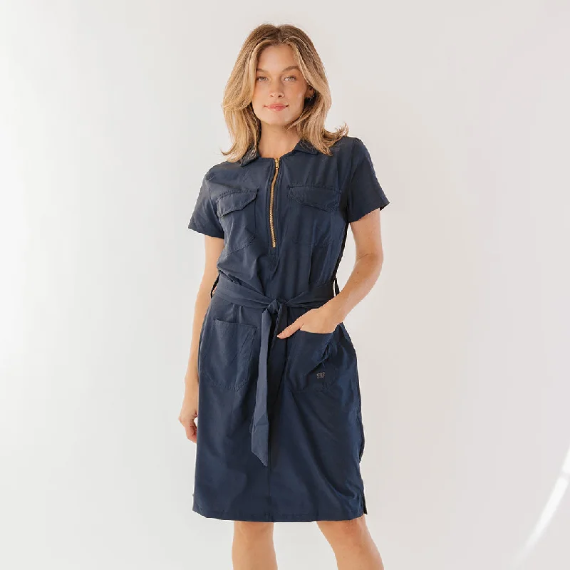 women's eco-friendly dressesVineyard Dress, True Blue